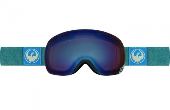 Маска Dragon X1S Hone Blue / Optimized Flash Blue + Optimized Flash Green
