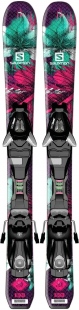 Горные лыжи Salomon Q-Lux Jr XS + крепления EZY5