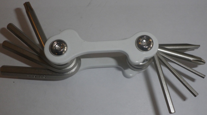 Ключ раскладной Bike Attitude 9in1 Folding Tool Nickel  