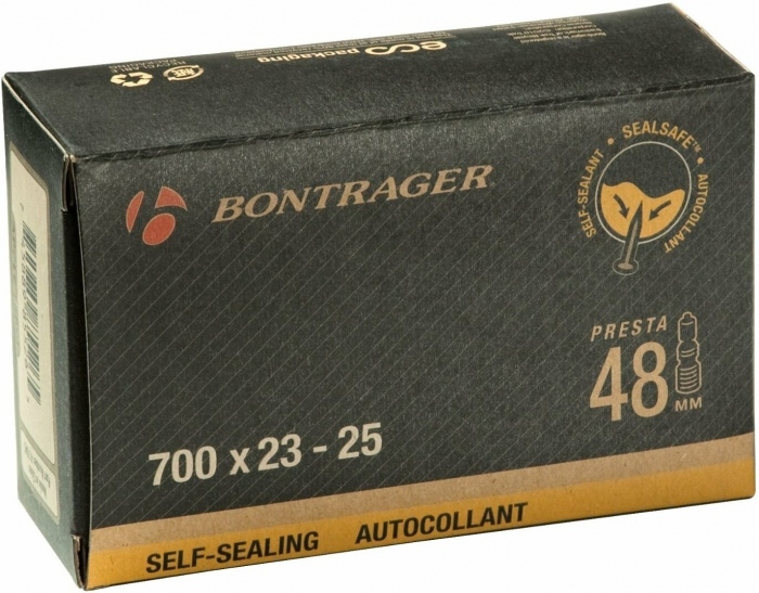 Камера c велониппелем Bontrager Self Sealing 26x1.25–1.75 PV