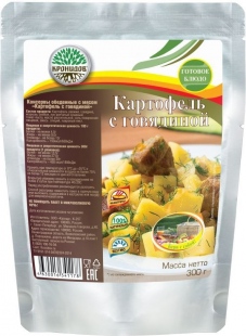 Готовое блюдо Кронидов Картофель с говядиной