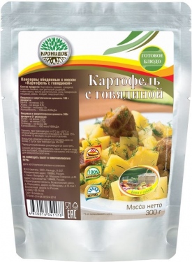 Готовое блюдо Кронидов Картофель с говядиной