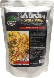 Готовое блюдо Кронидов Паста Карбонара с сыром и беконом