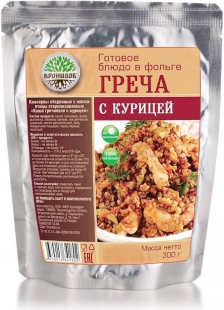 Готовое блюдо Кронидов Каша гречневая с курицей