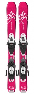 Горные лыжи Salomon QST Lux Jr XS+ крепления C5 GW