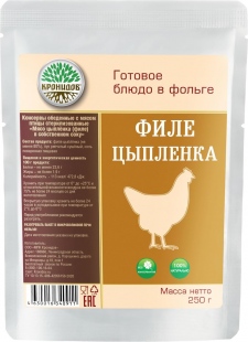 Готовое блюдо Кронидов Филе цыпленка в собственном соку