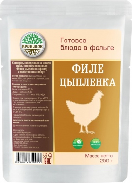 Готовое блюдо Кронидов Филе цыпленка в собственном соку