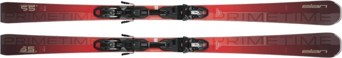 Горные лыжи Elan Primetime 55+ Fusion X + крепления EMX 12.0 GW